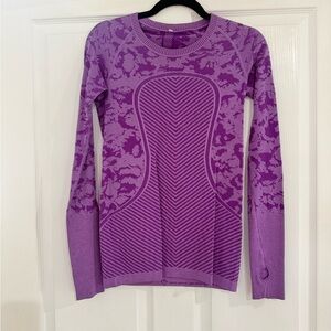 Lululemon Athletica Purple Long Sleeve Top